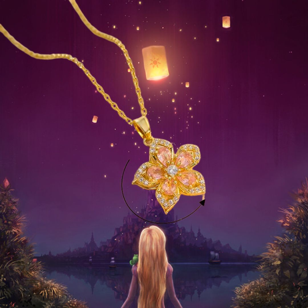princess rapunzel sun necklace – estella accessoires